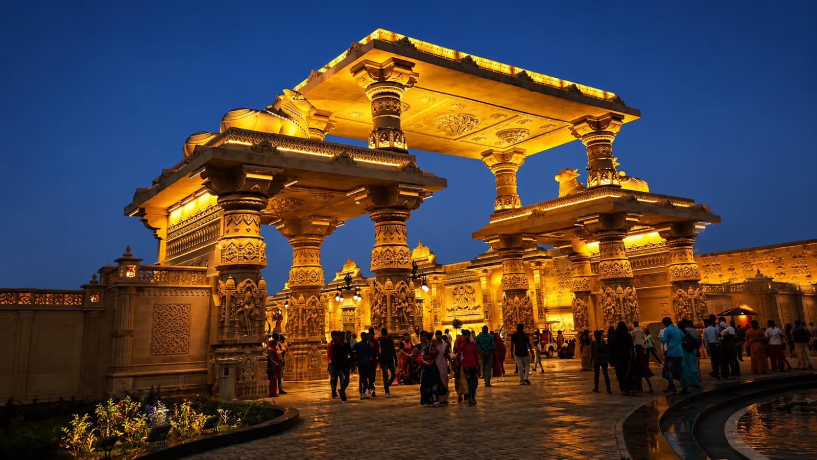 महाकाल लोक उज्जैन का नंदी द्वार और आध्यात्मिक कॉरिडोर